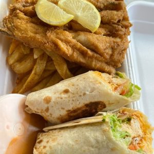 Wrap, Fish & chips