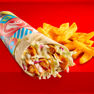 Pedro's Slaw Wrap & Chips